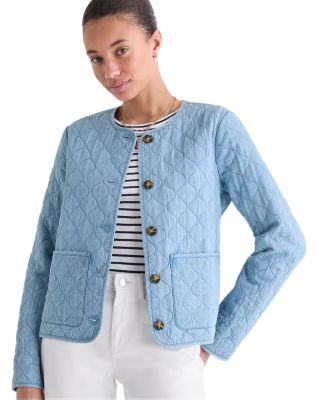 Quilted Chambray Jacket