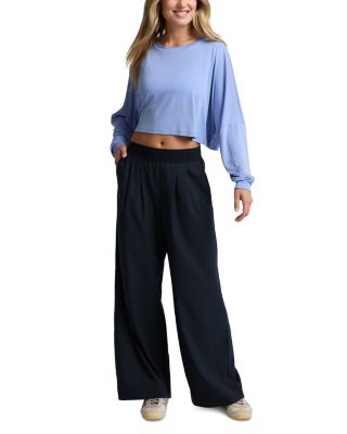 Beyond Yoga Studio Luxe Cropped Long Sleeve Tee