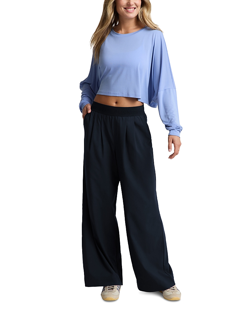 Beyond Yoga Studio Luxe Cropped Long Sleeve Tee