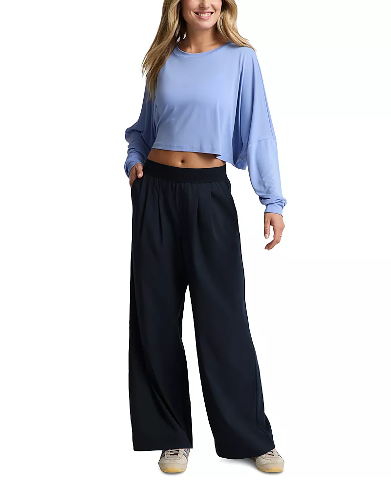 Beyond Yoga Studio Luxe Cropped Long Sleeve Tee