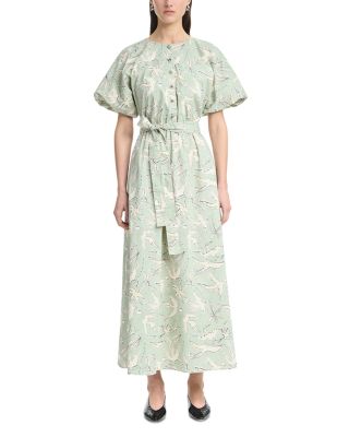 Paulina Silk Tie Waist Dress