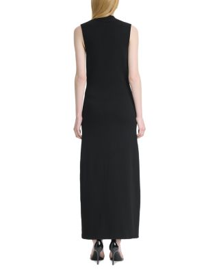 knit wrap maxi dress Reama Wrap Over Knit Maxi Dress - Chocolate main image 0