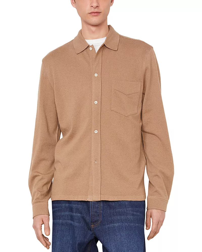 Officine Generale Wool & Cashmere Cardigan