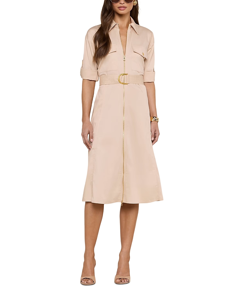 L'Agence Callen Midi Shirtdress