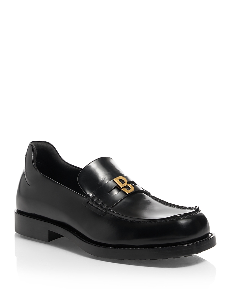 Balenciaga Men's Shiny Loafers