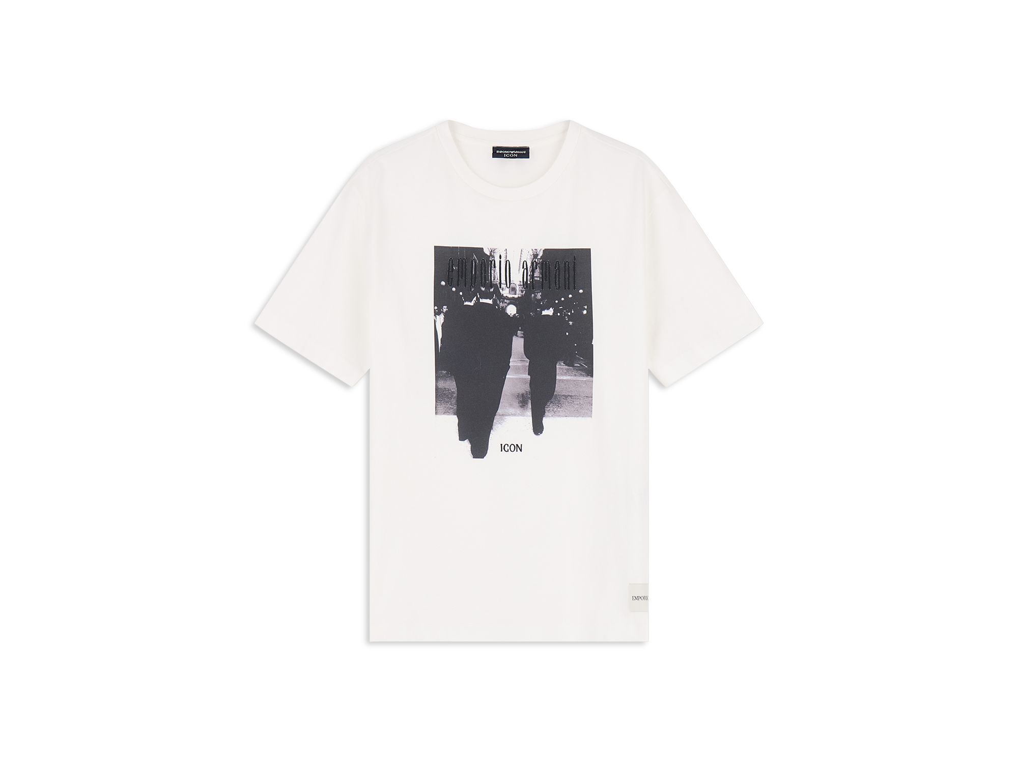 Icon Cotton Jersey T Shirt with Retro Photographic Print — Image 5