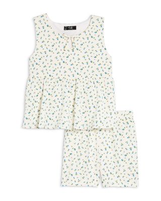 Girls' Woven Top & Pull On Shorts - Big Kid - Exclusive