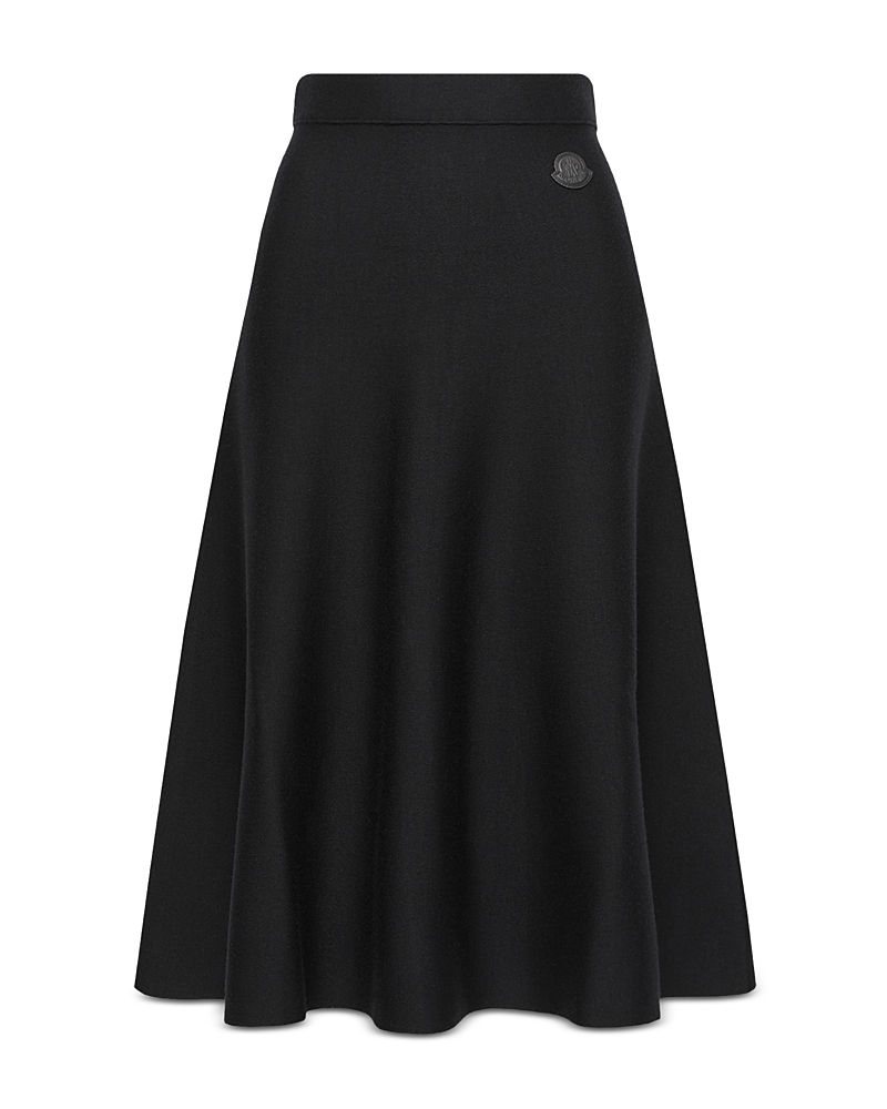 Moncler Wool Blend A Line Skirt