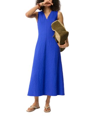 V Neck Textured Dress