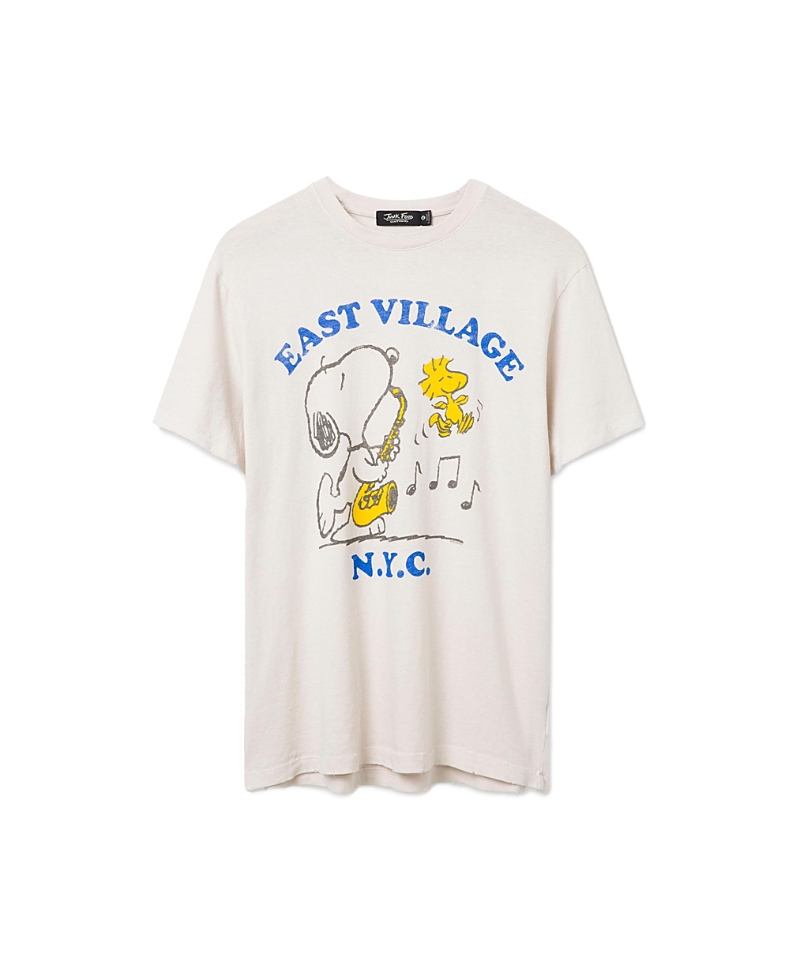 Junk Food Clothing Unisex Snoopy East Village Vintage Tee