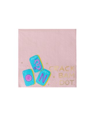  Mahjong Crack Bam Dot Paper Cocktail Napkins, Set of 20