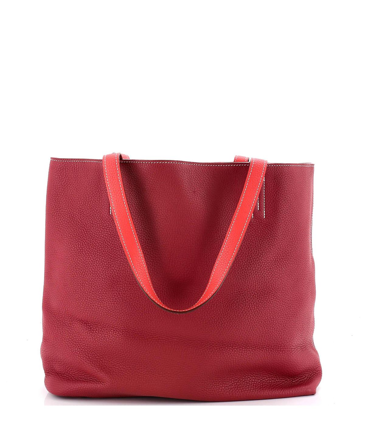 Pre-Owned HERMES 36 Double Sens Tote Clemence