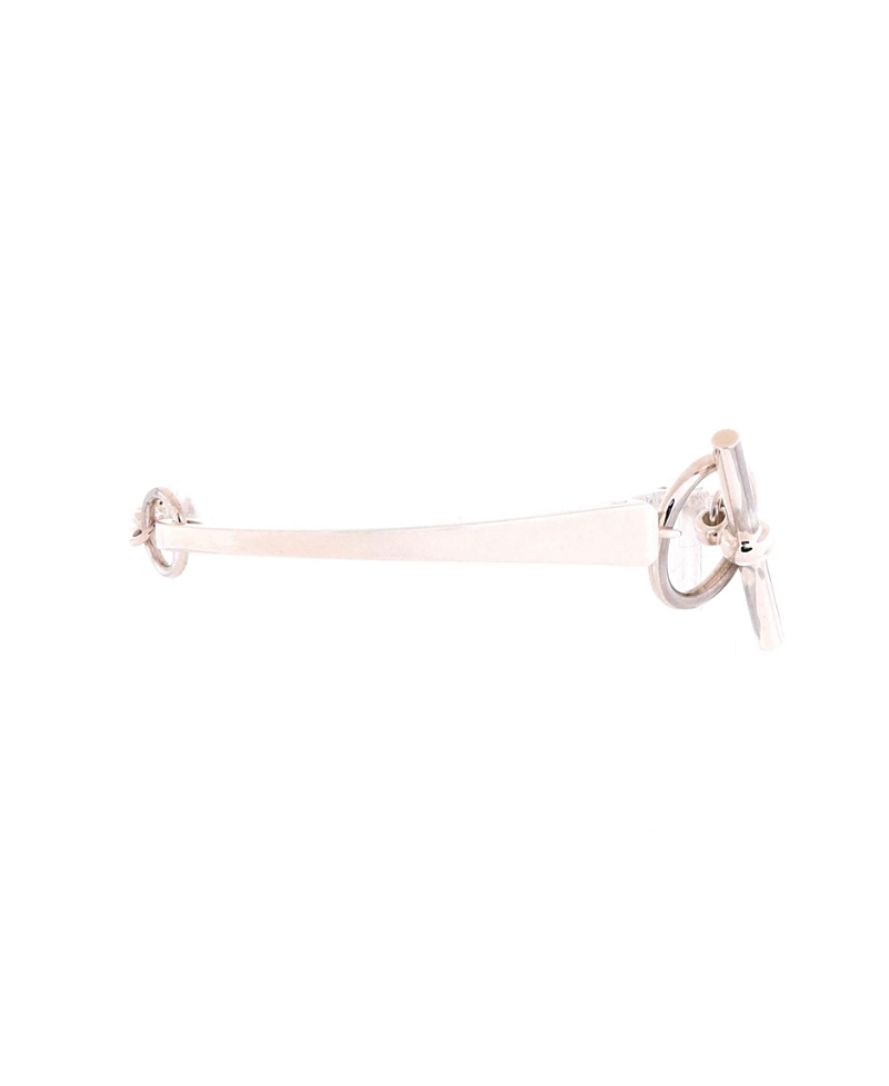 Pre-Owned HERMES Clou de Forge Chain Bracelet Sterling Silver