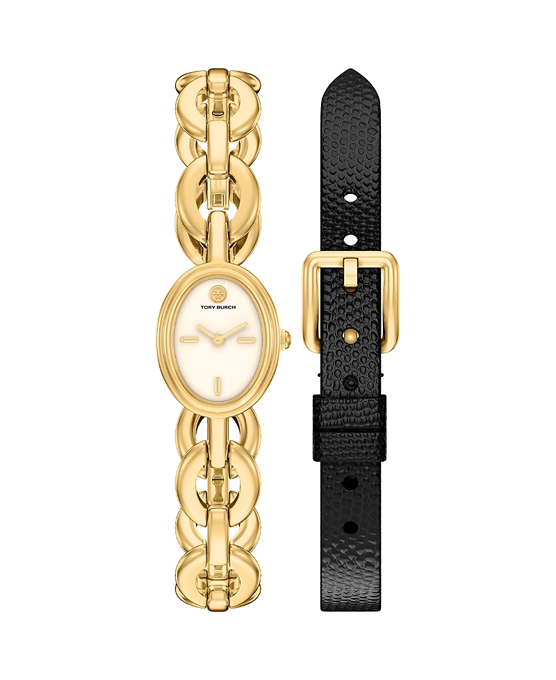 Tory Burch Oval Watch Gift Set, 18mm x 23mm