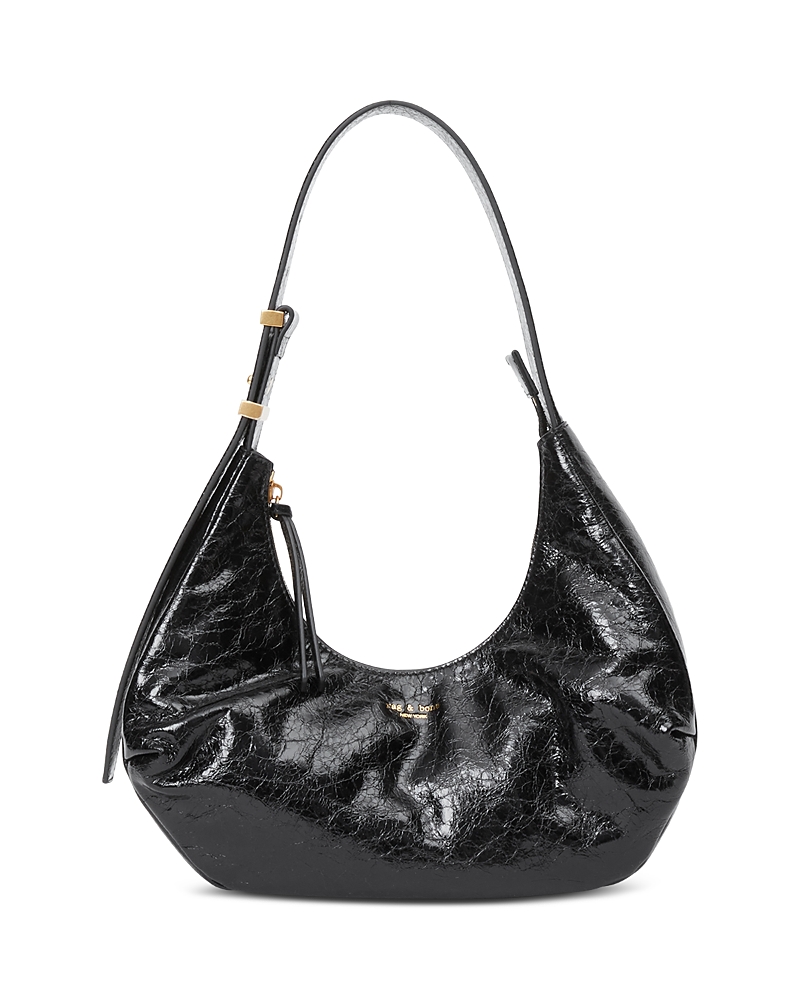 rag & bone Hudson Patent Leather Hobo Bag