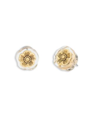Signature Tea Rose Stud Earrings