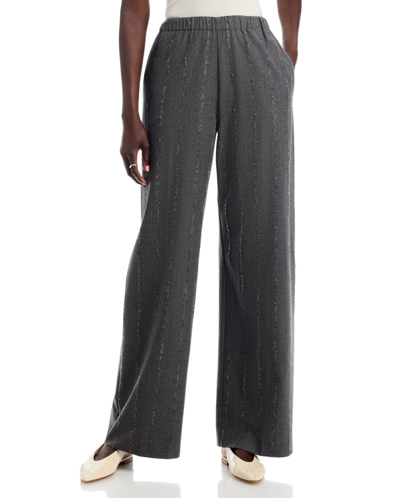 Fabiana Filippi Pinstripe Flannel Straight Leg Pants by Bloomingdale's