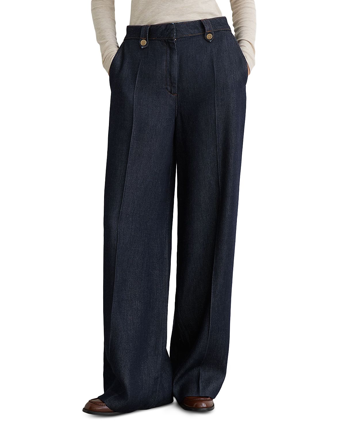 Reiss Kaia Wide Leg Pants