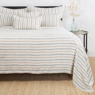 Naples Linen Striped Bedding Collection