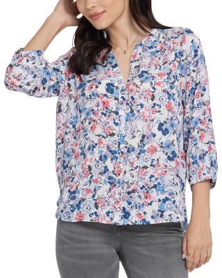 Nydj Pintuck Blouse