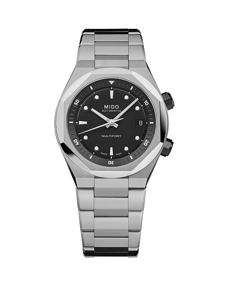 Mido Multifort 8 Two Crowns Watch, 40mm