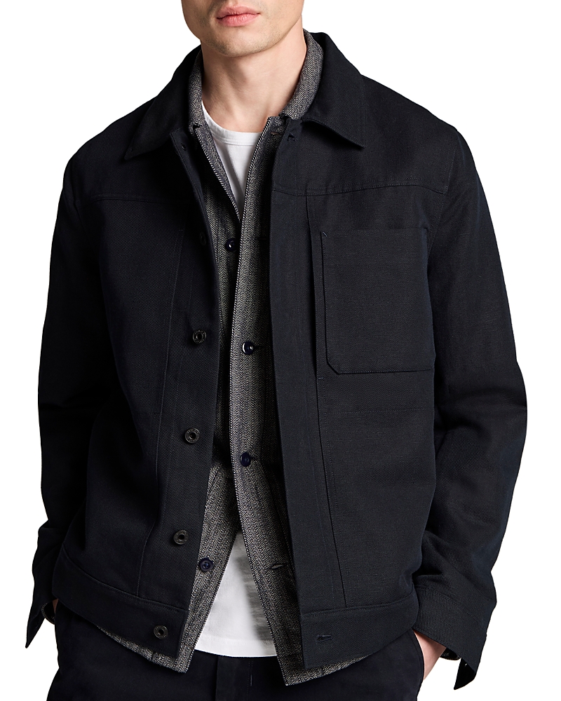 Vince Pleated Trucker Jacket