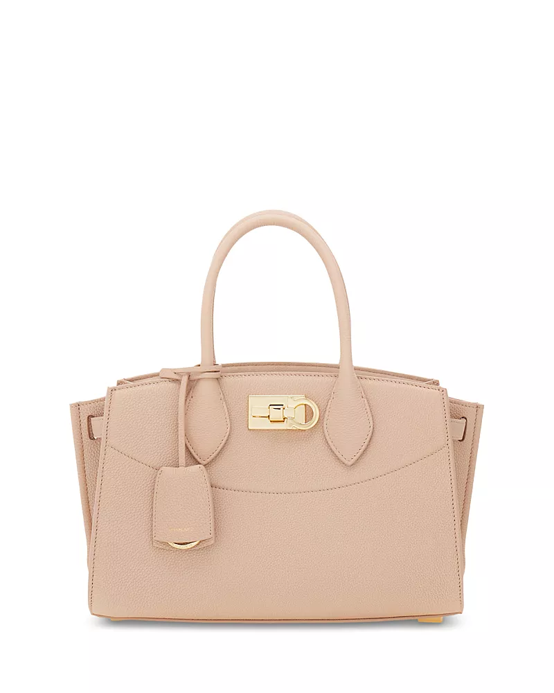 Ferragamo Studio Soft Small Leather Handbag