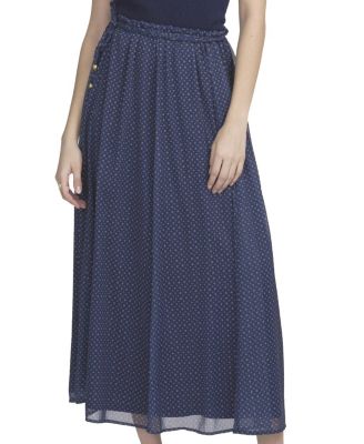 Printed Chiffon Skirt