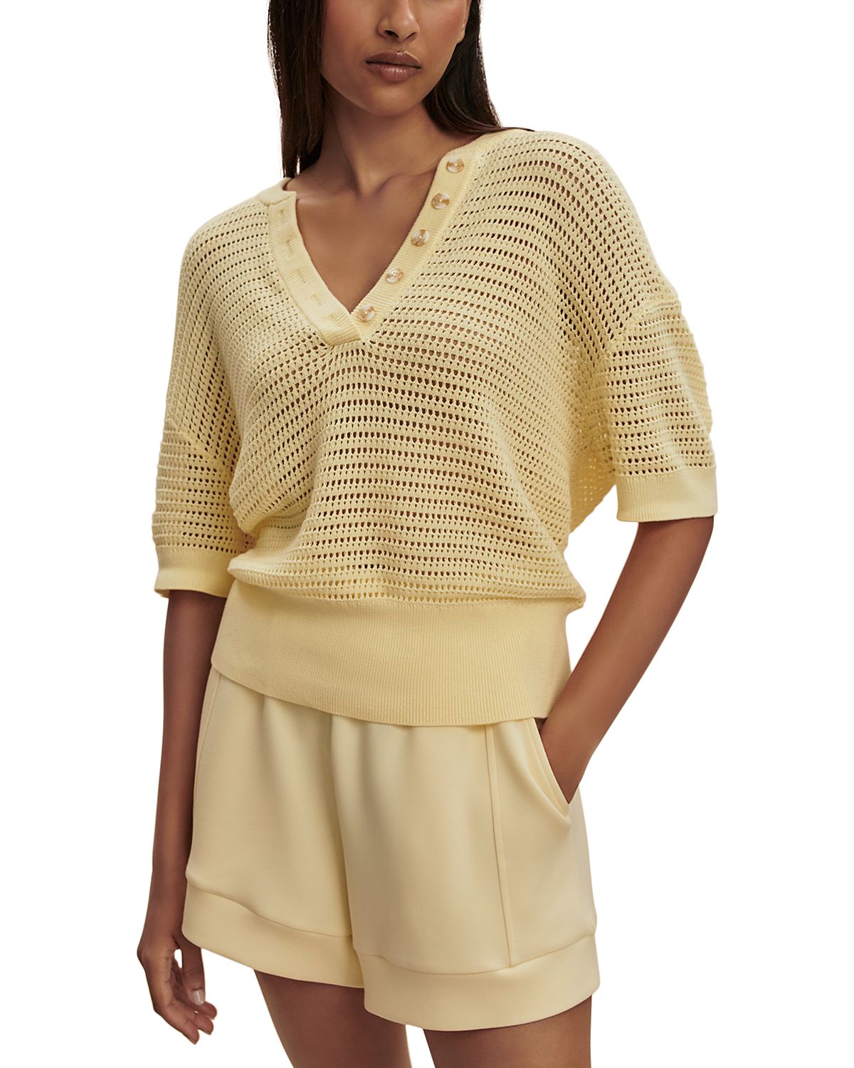 Varley Callie Knit Top