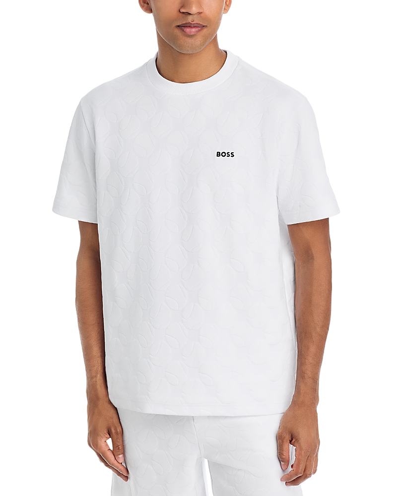 Boss Tennis Member Ball Pattern Logo T-Shirt
