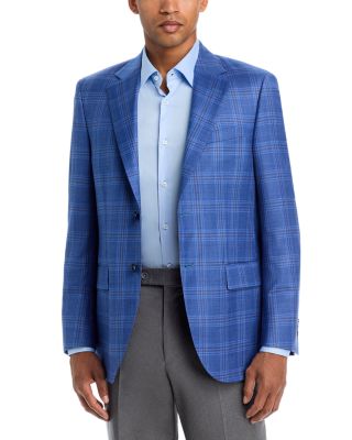 Flynn Classic Fit Wool Plaid Sport Coat