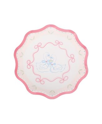  Love Birds Small Paper Plates, Set of 8