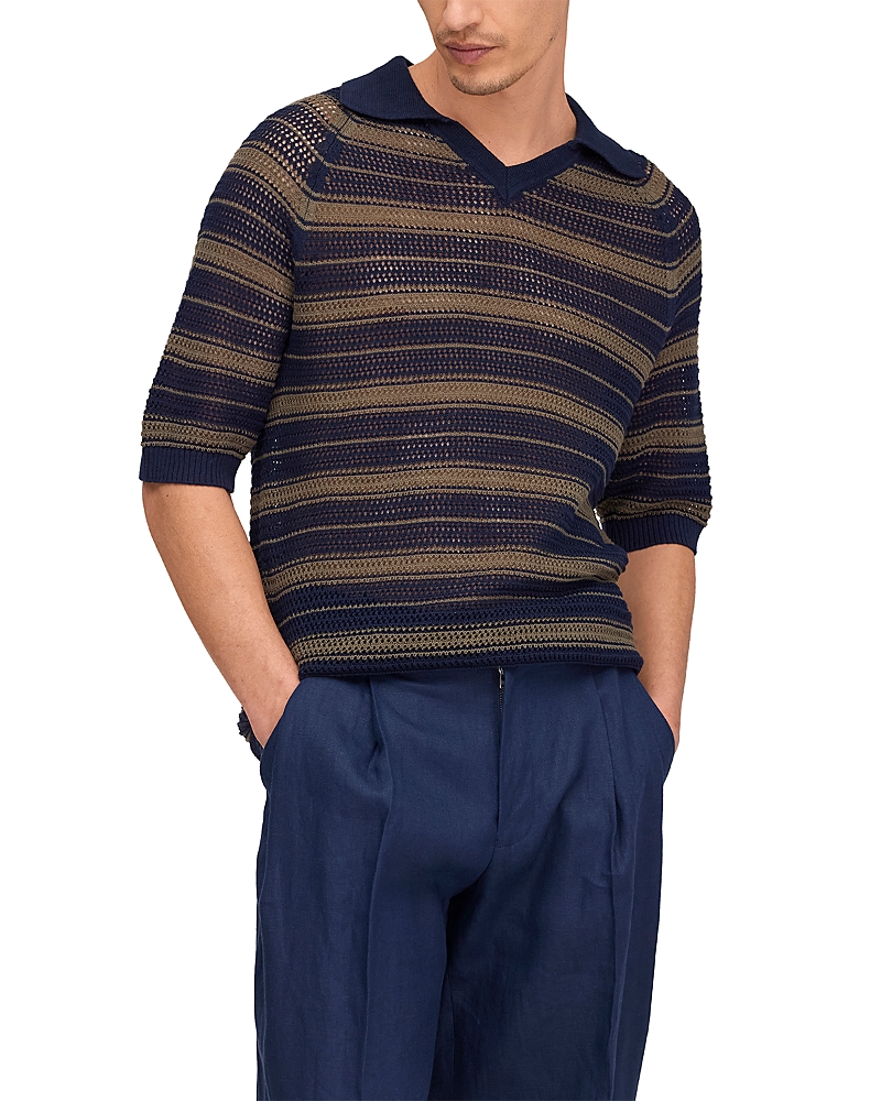 NN07 Cale V Neck Polo
