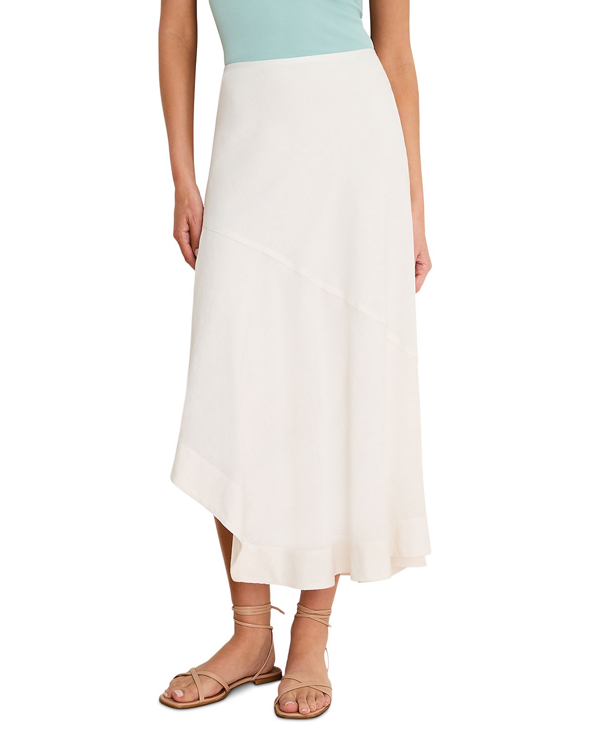 Nic+Zoe Long Engagement Rumba Linen Blend Skirt