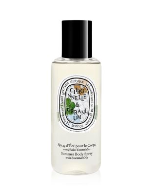 Citronnelle (Lemongrass) & Geranium Summer Body Spray with Essential Oils 3.4 oz.