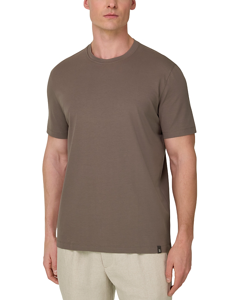 Boggi Milano T Shirt In Stretch Pima Cotton