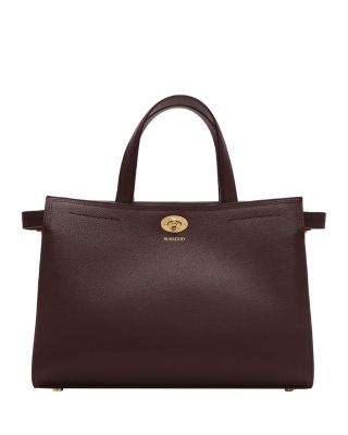 Cotswolds Check Small Leather Tote