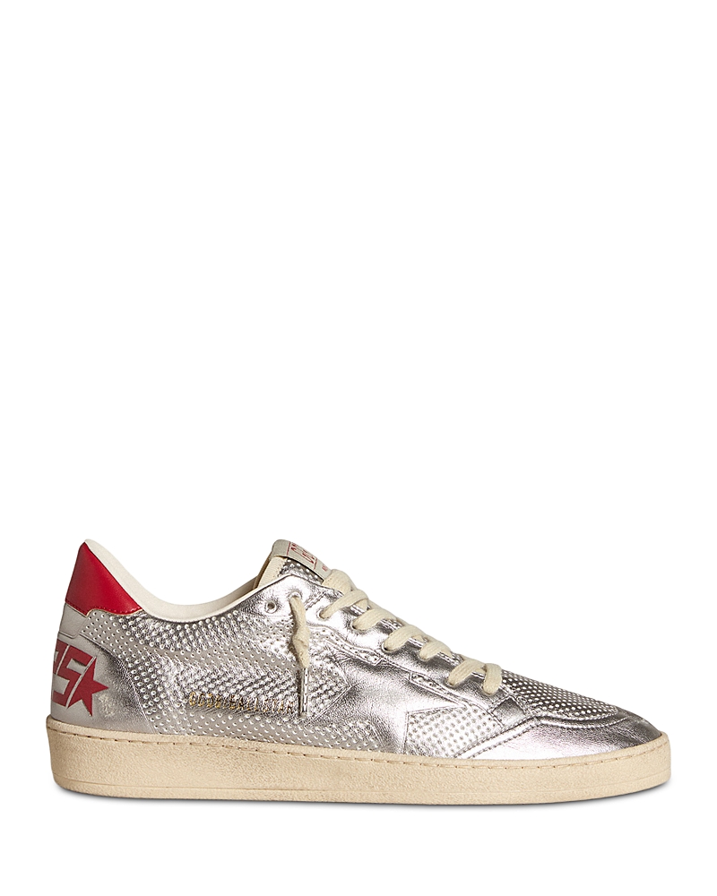 Golden Goose Men's Ball Star Perforated Sneakers