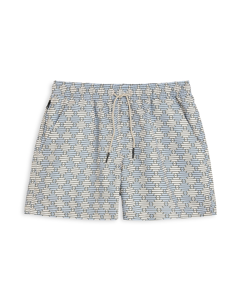 Oas Forti 4.5 Patterned Drawstring Swim Shorts