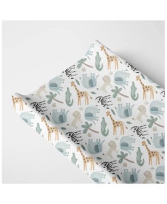 Unisex Organic Fitted Changing Pad Cover - Baby