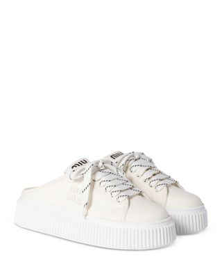 Miu Miu Women's Platform Mule Sneakers | Bloomingdale's Shoes