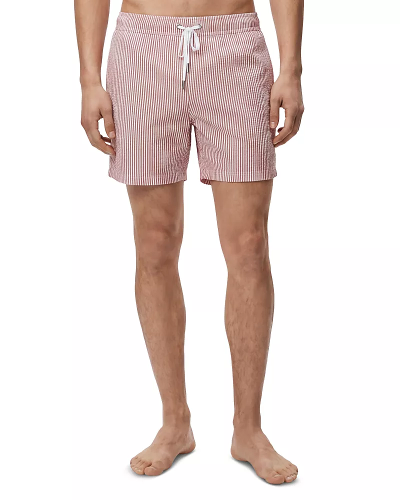 Onia Mb Charles Seersucker 6.5 Swim Trunks