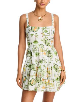 Garden Print Mini Dress - Exclusive