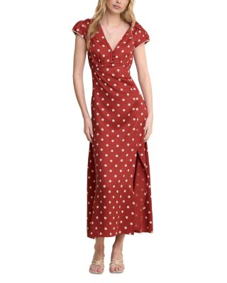 Red Short Sleeve Dress - Bloomingdale's