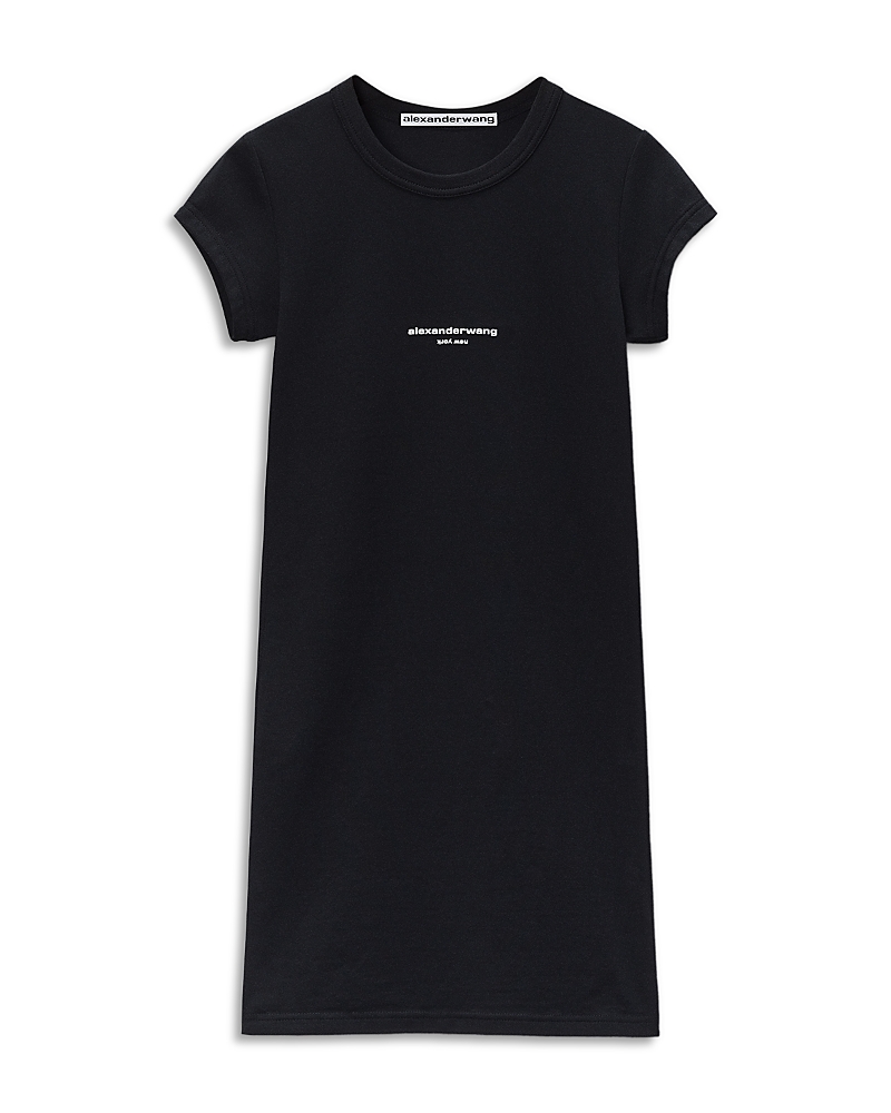 alexanderwang Fitted Short Sleeve Mini Dress