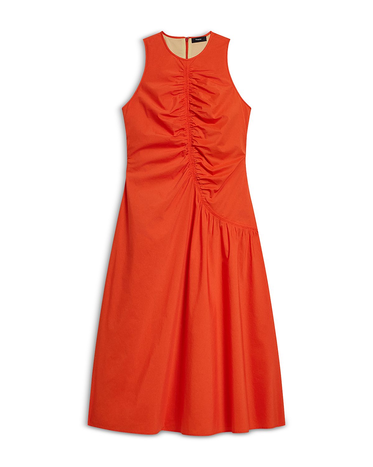 Theory Ruched Sleeveless Dress
