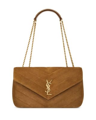 Loulou Medium in Matelass&eacute; Suede