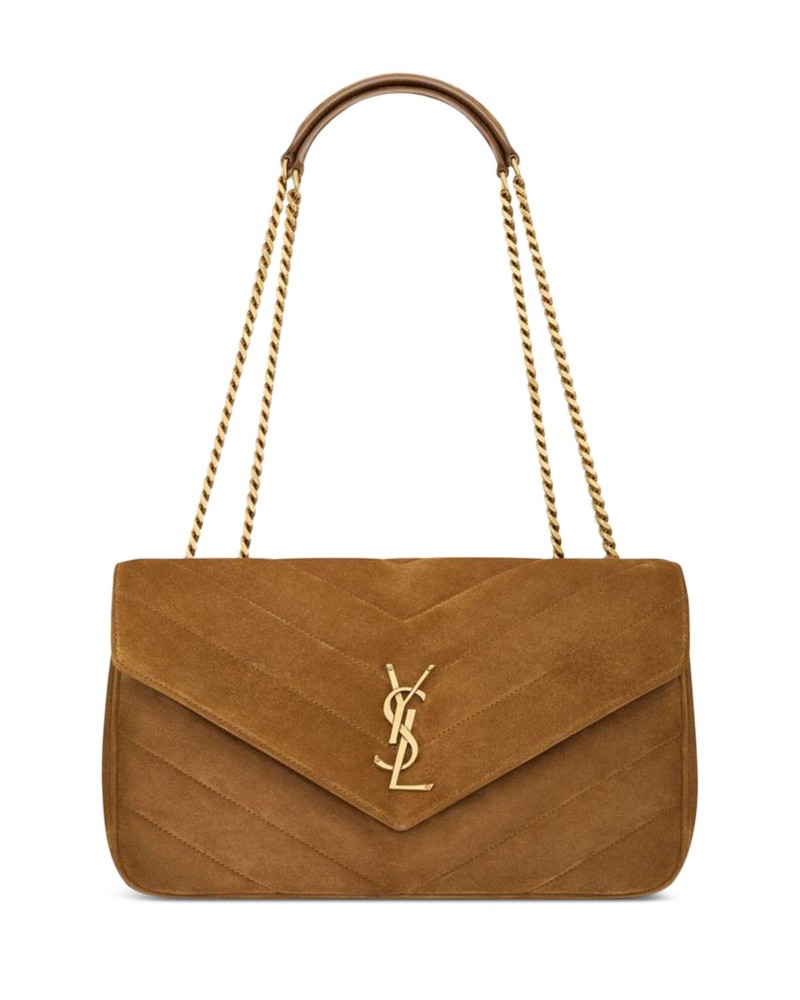 SAINT LAURENT Loulou Medium in Matelassé Suede by Bloomingdale's