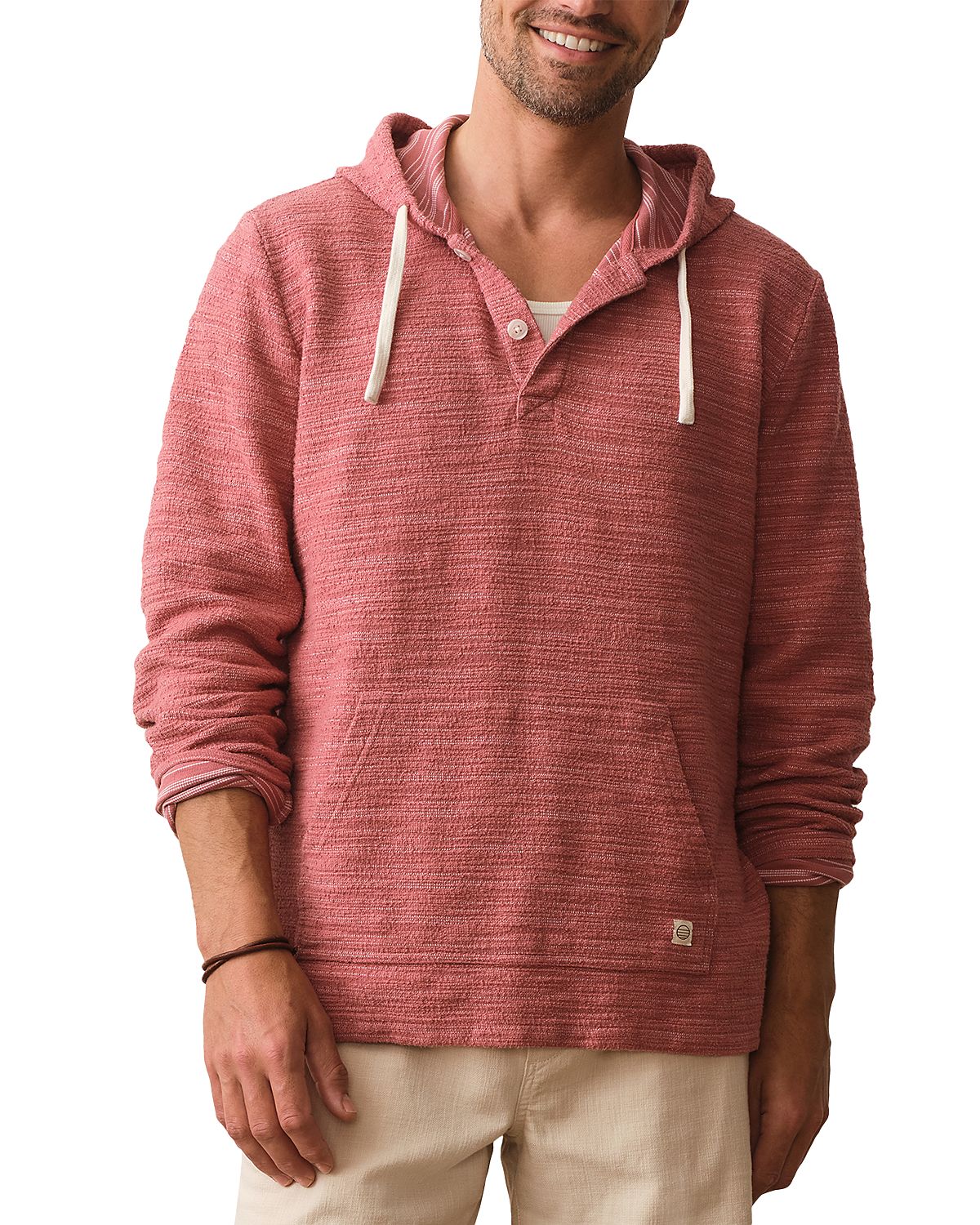 Marine Layer Portola Beach Stripe Drawstring Hoodie