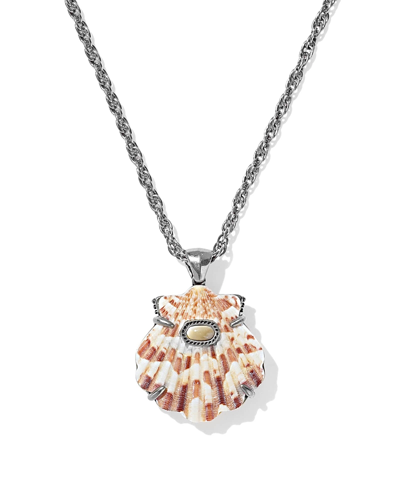 Kendra Scott Lucia Iridescent Abalone Shell Pendant Necklace, 22